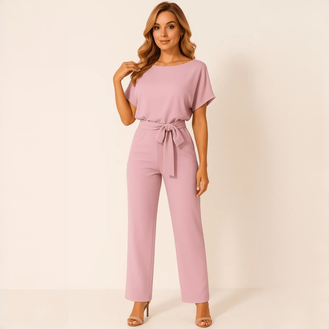 Nora - Eleganter Jumpsuit mit Gürtel