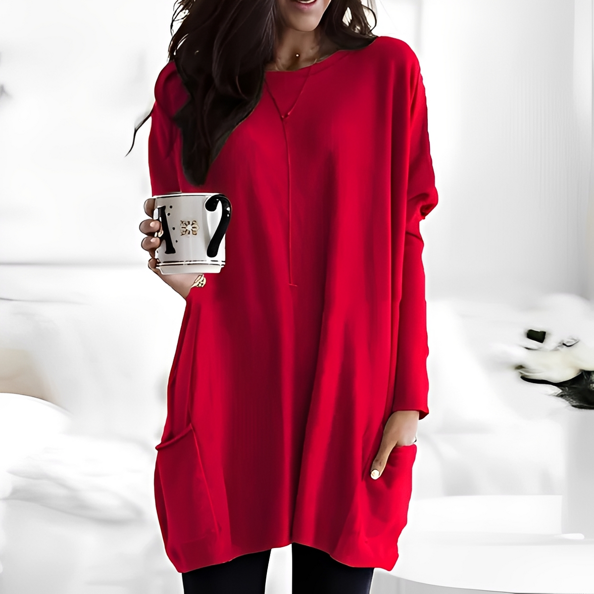 Diane - Gemütlicher Langarm-Pullover