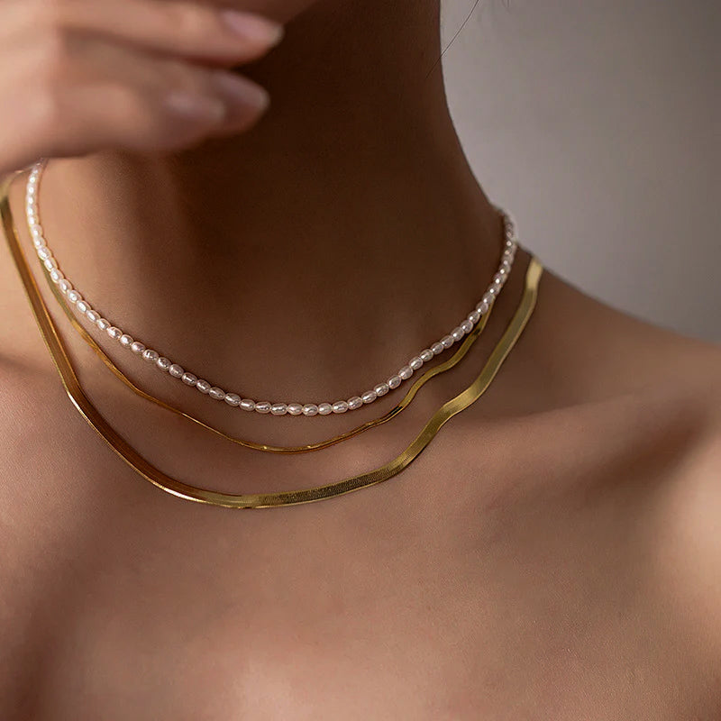 Avaria - Süßwasserperlen-Halsband