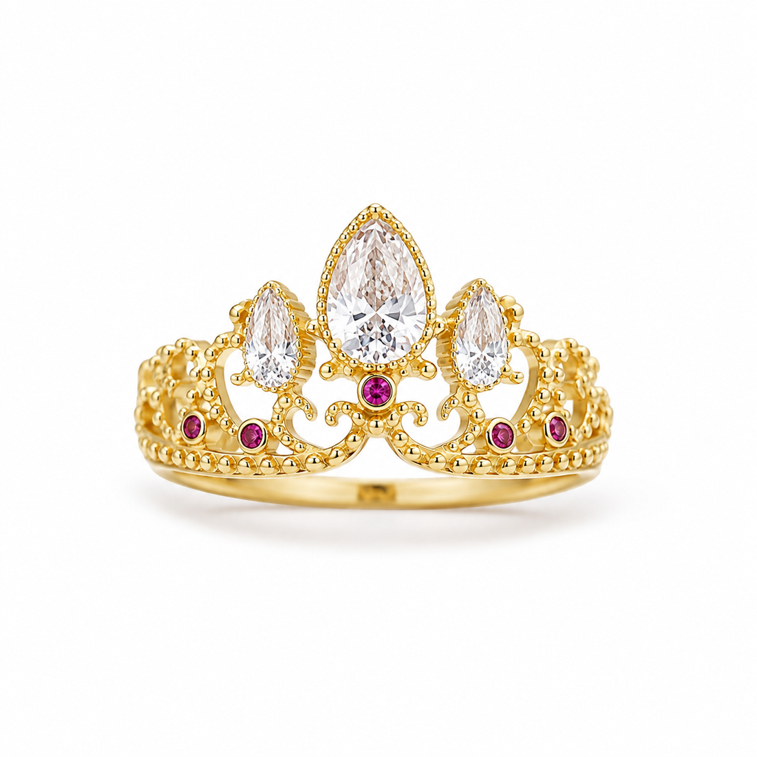 Krone Rapunzel Ring - Der goldene Krone-Ring von Rapunzel