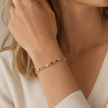 Nozomi – Buntes Kristallarmband
