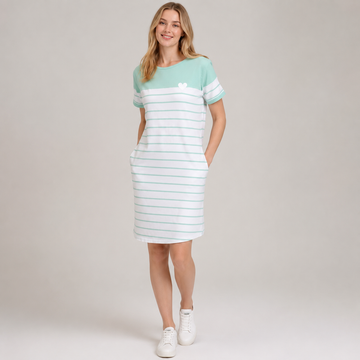 Nora - Elegantes Kleid mit Streifen