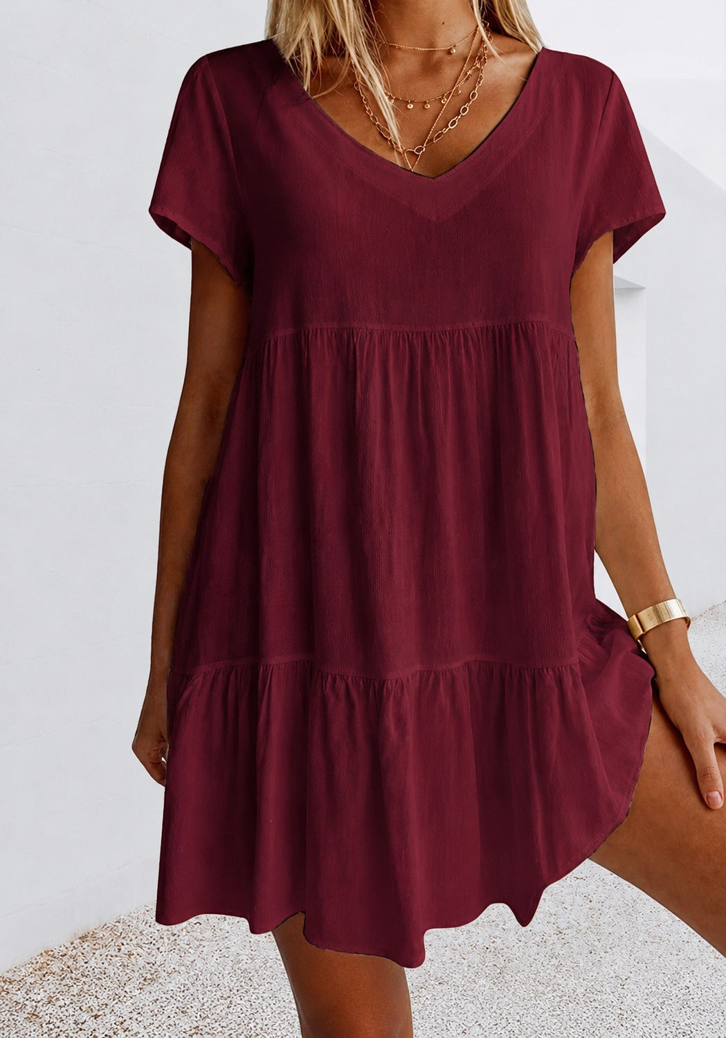 Cordelia - Angenehm zu tragendes, lockeres Minikleid