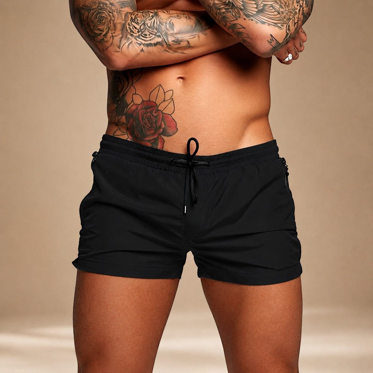 Galvan - Komfortable Slim Fit Shorts