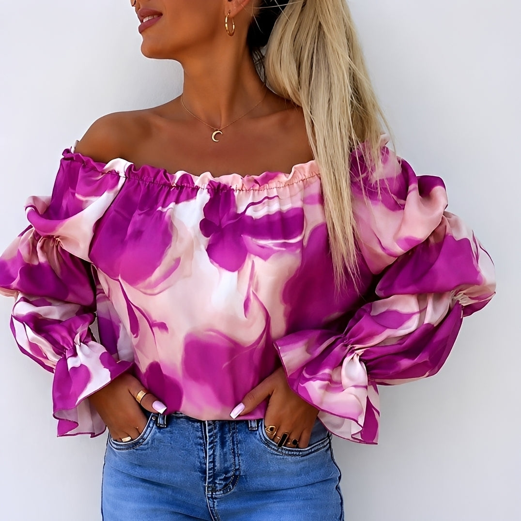 Priya - Modische Bunte Bluse