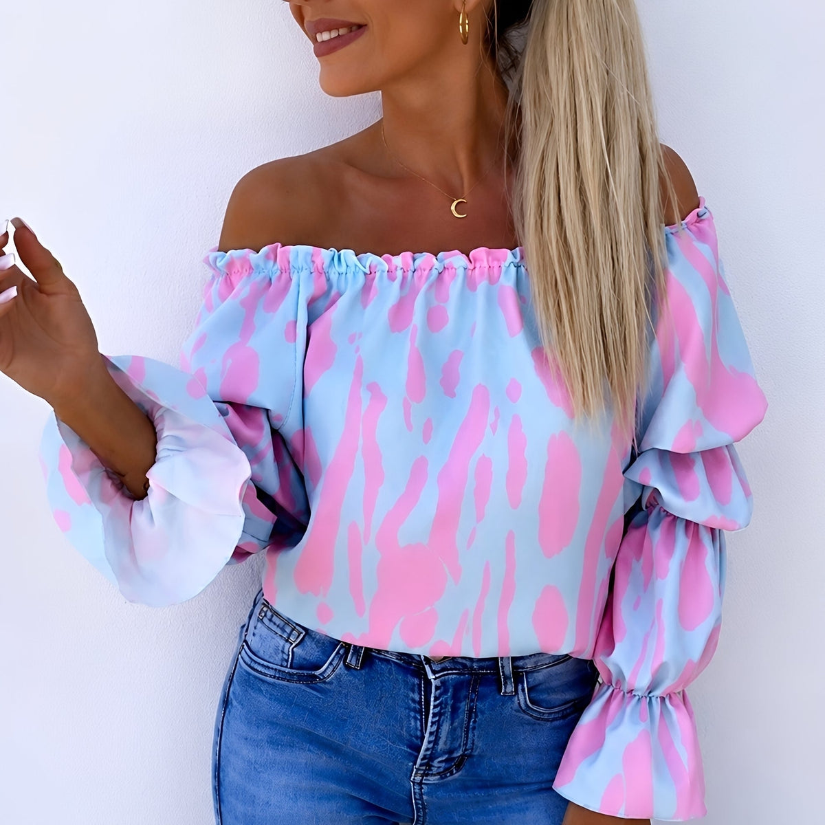 Priya - Modische Bunte Bluse