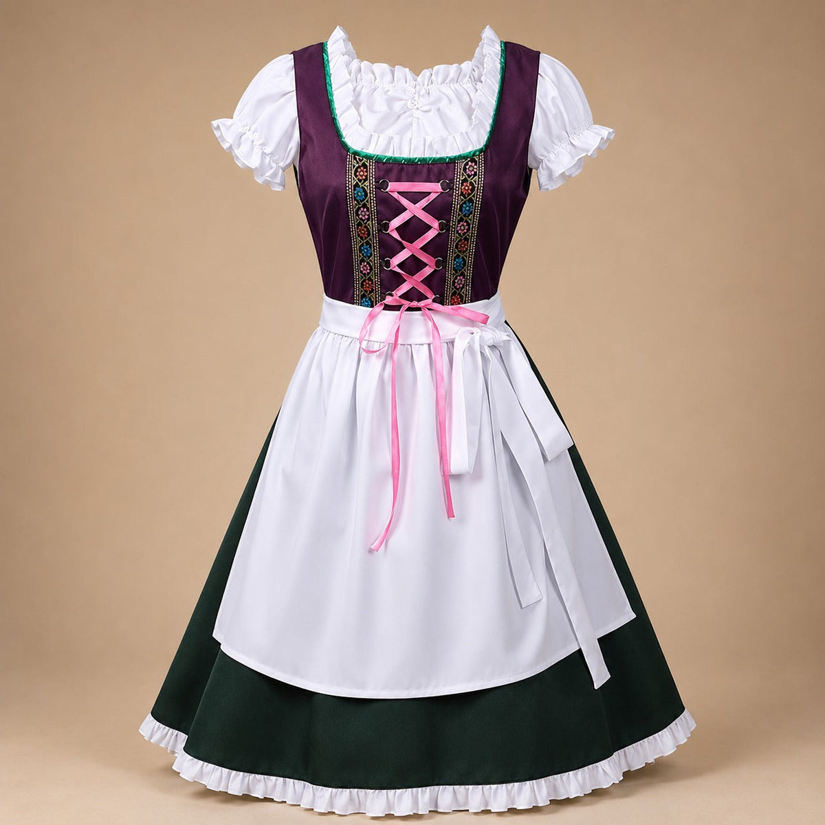Mila - Schickes Oktoberfest-Dirndl (Futter nicht enthalten)