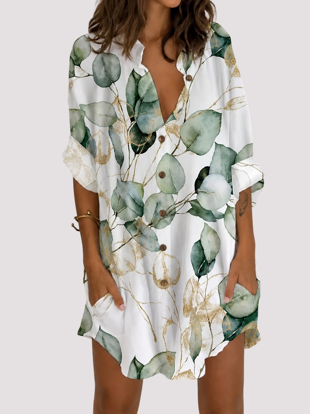 Esha - Edles Langarmkleid