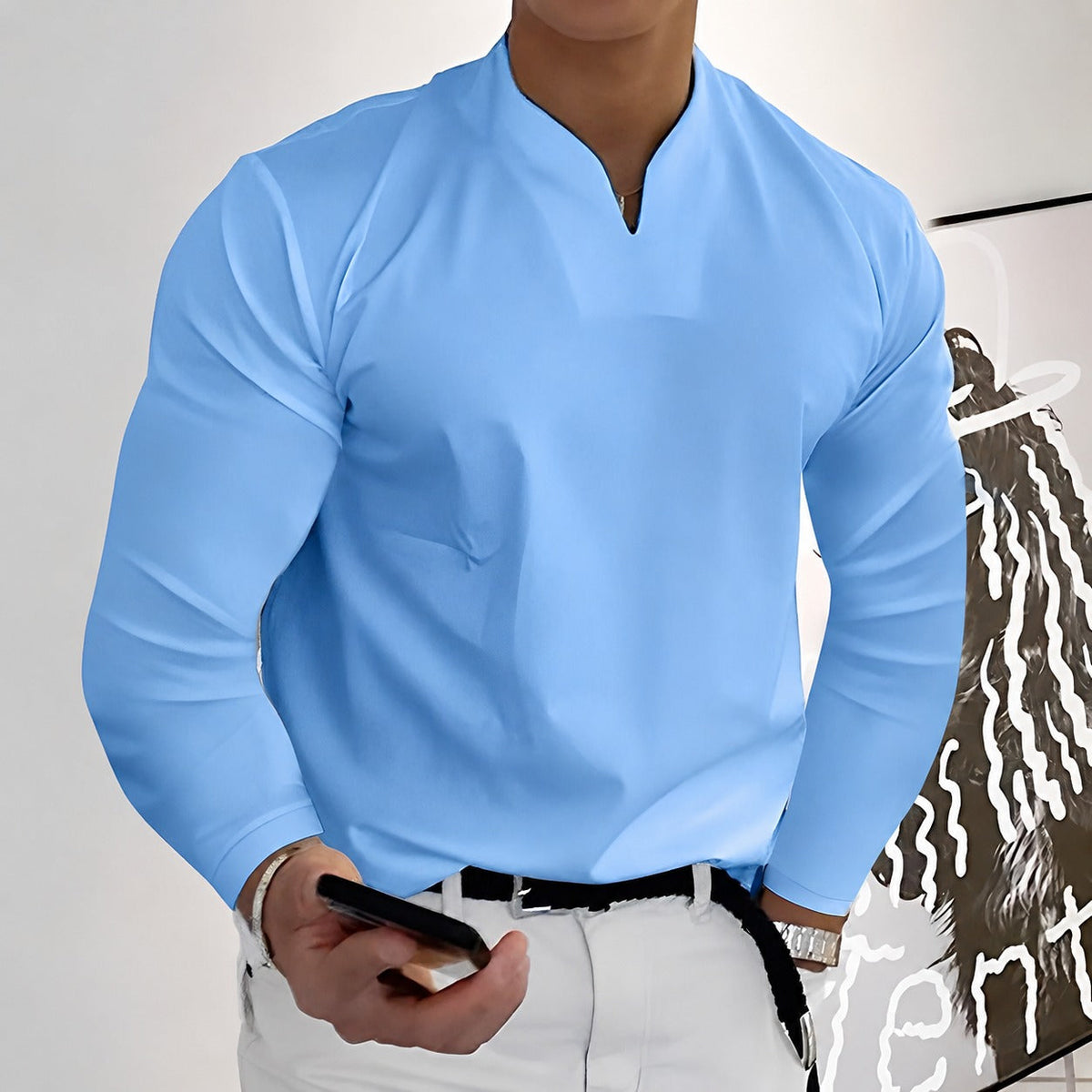 Corentin - Elegantes Herrenhemd mit langen Ärmeln