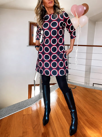Daniela - Schickes Kleid mit halben Ärmeln
