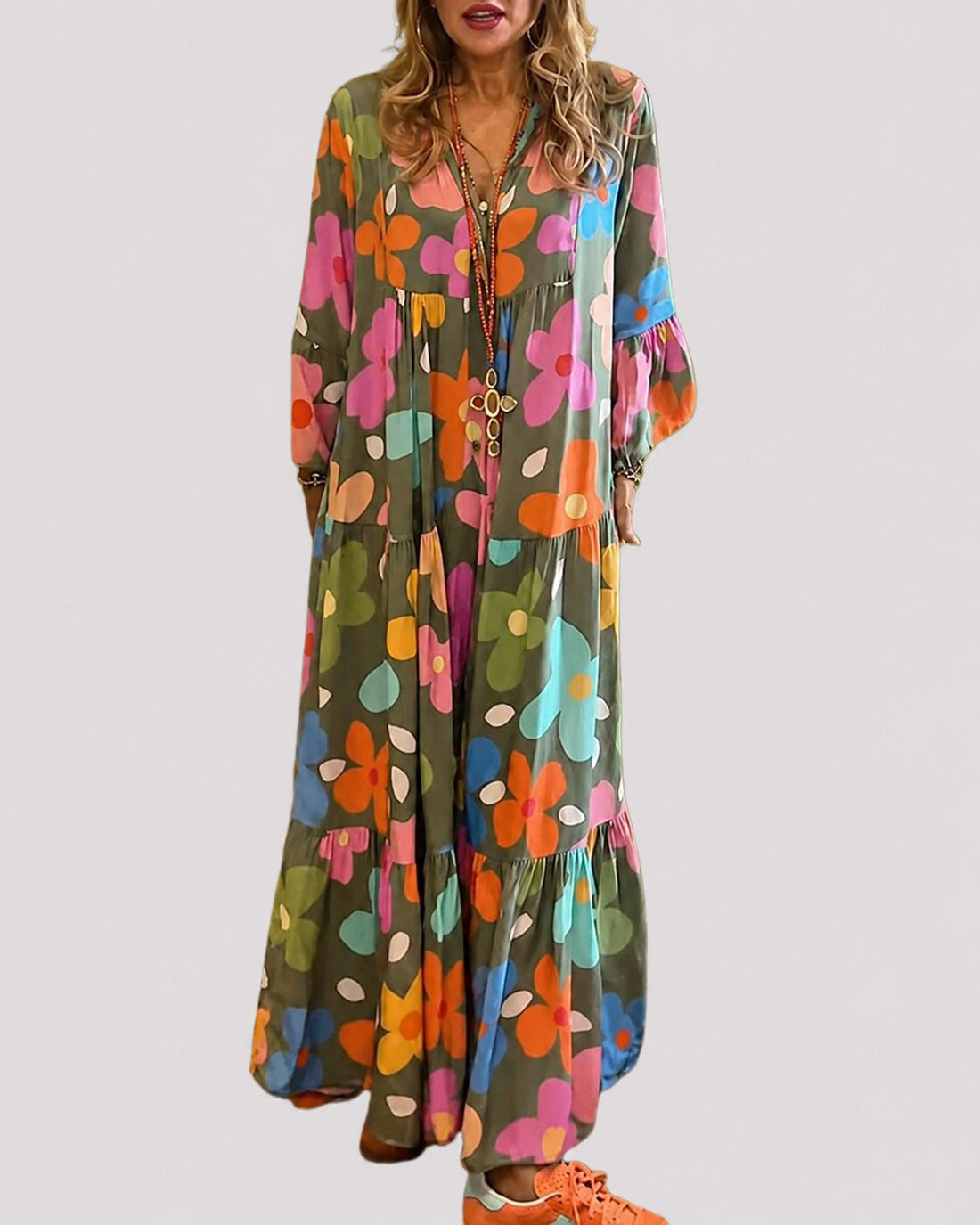 Alana - Komfortables, leuchtend farbiges Kleid mit entspanntem Schnitt