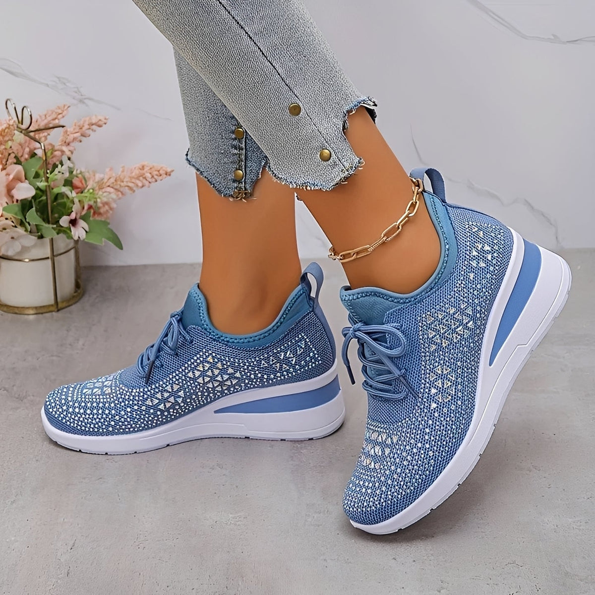 Brenda - Elegante Schuhe mit Keilabsatz