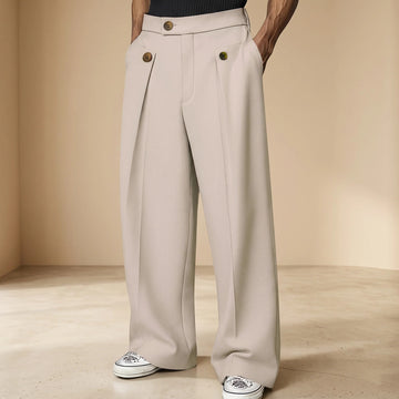 John - Schicke Weite Hose mit Hohem Bund