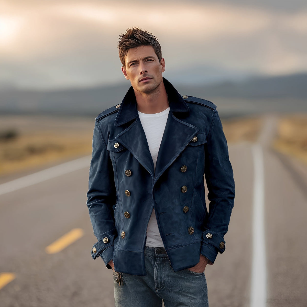 Marv - Schicke Zweireiher-Jacke