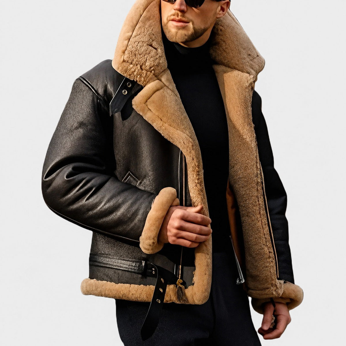 Jeffrey - Stylische Herrenjacke mit warmem Innenfutter