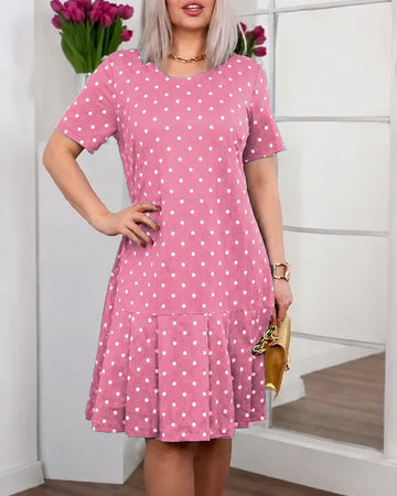 Amira - Weit geschnittenes Kleid mit Punkten