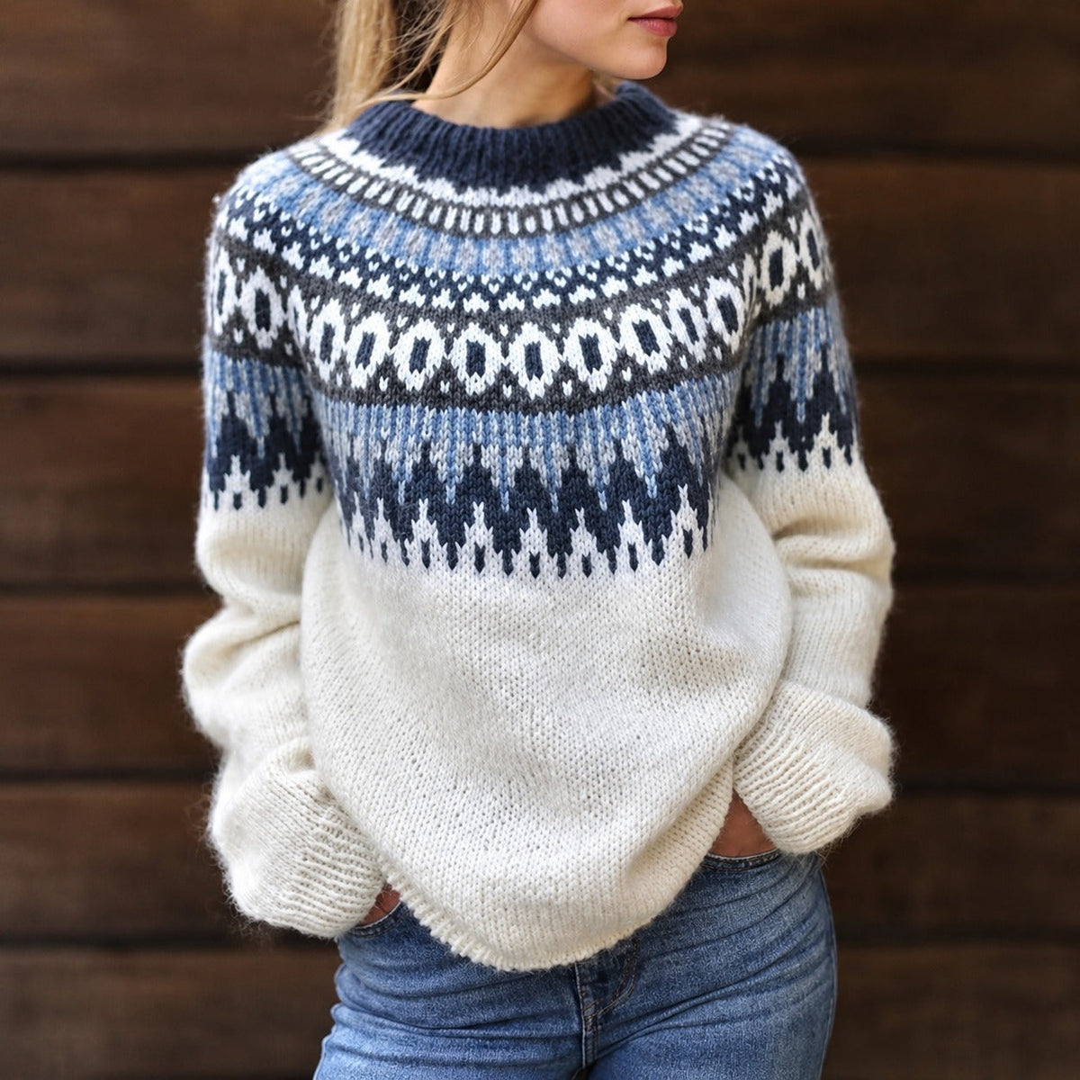 Estelle - Bequemer Pullover im skandinavischen Design