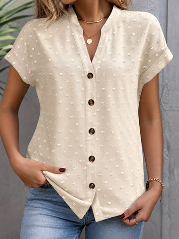 Cardena - Elegante Bluse mit Entspanntem Schulterdesign