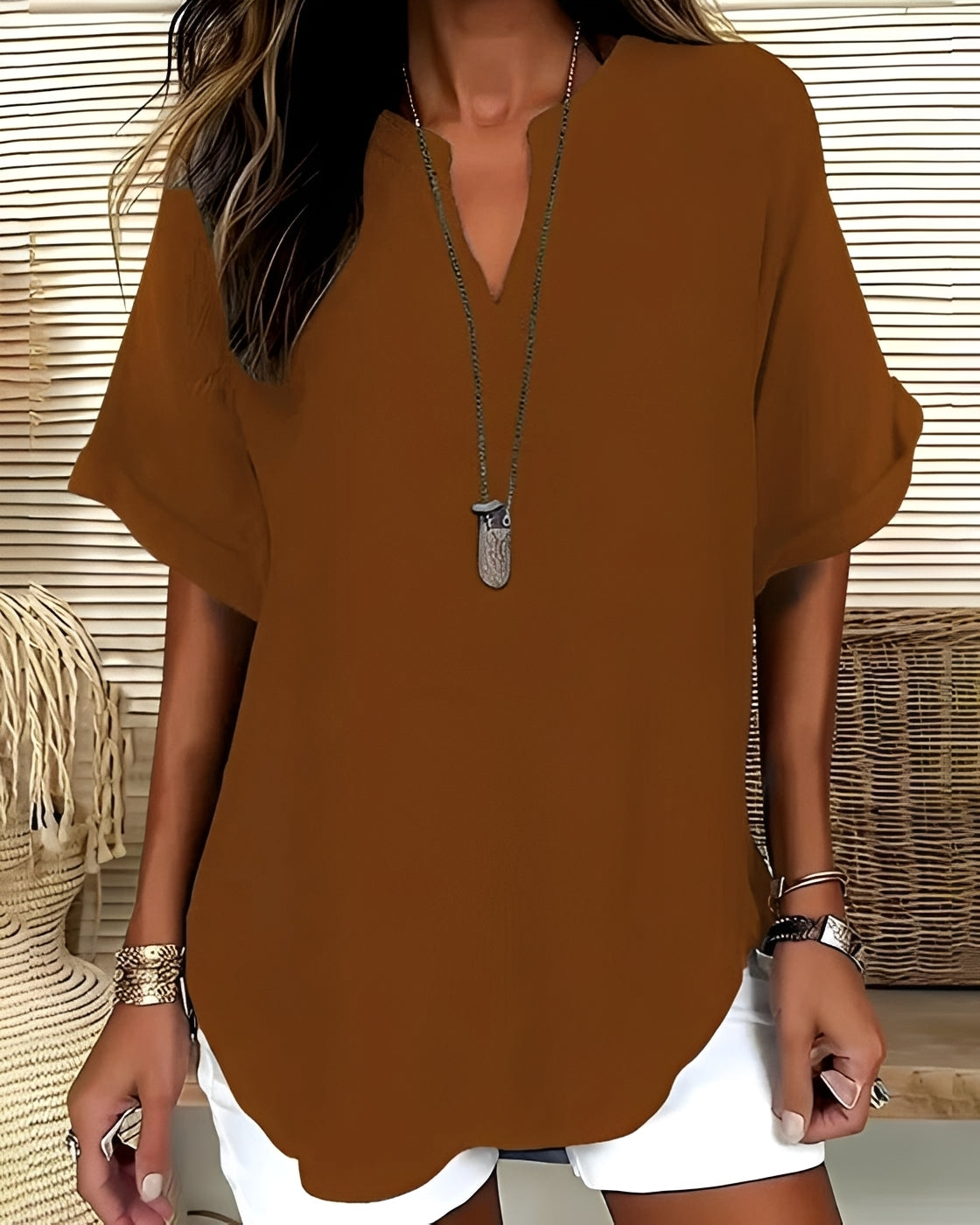 Shanice - Locker geschnittene Bluse