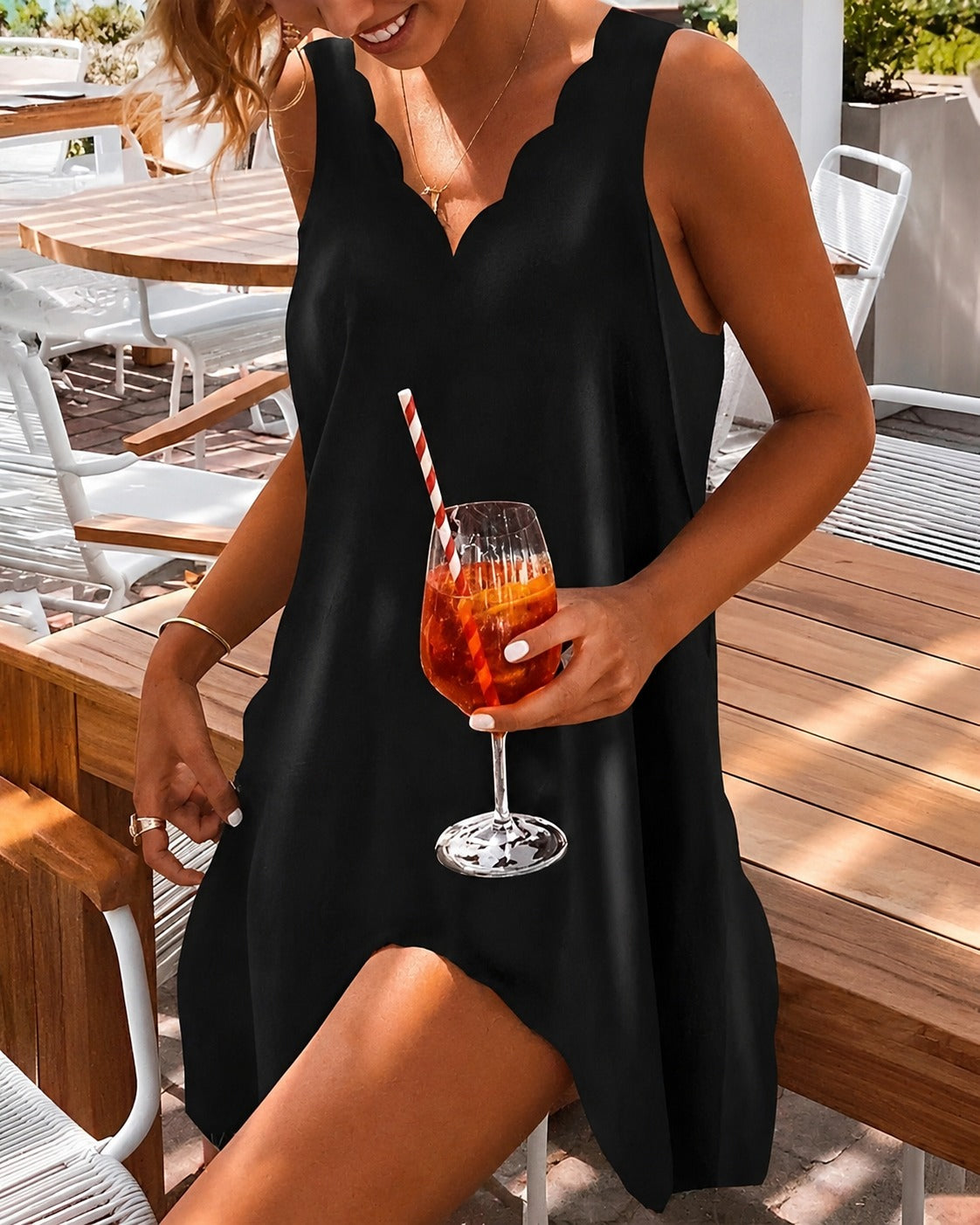 Addie - Stilvolles ärmelloses Kleid