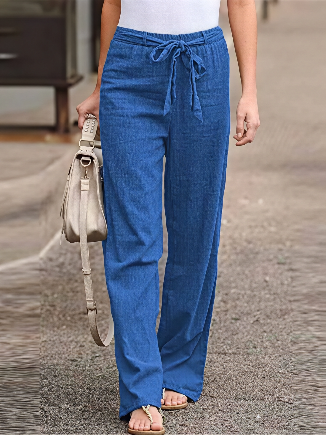 Lauren - Damen Stoffhose