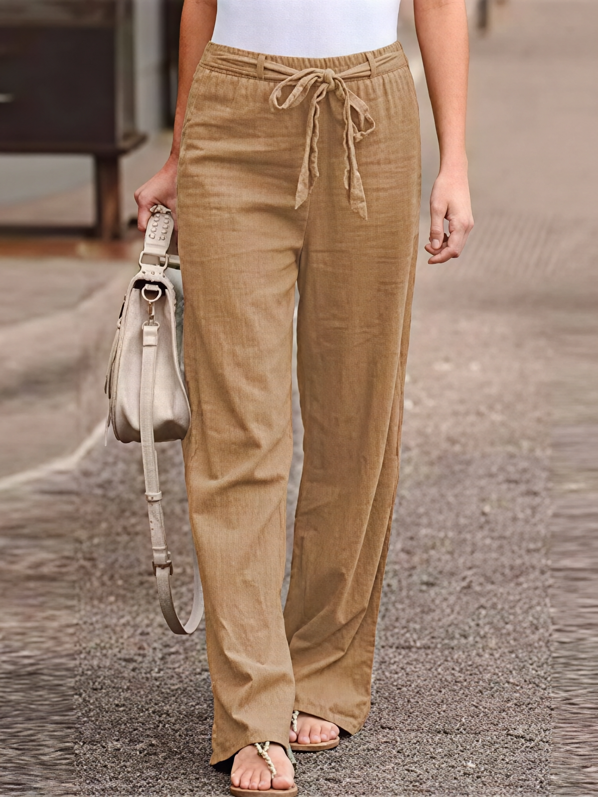 Lauren - Damen Stoffhose