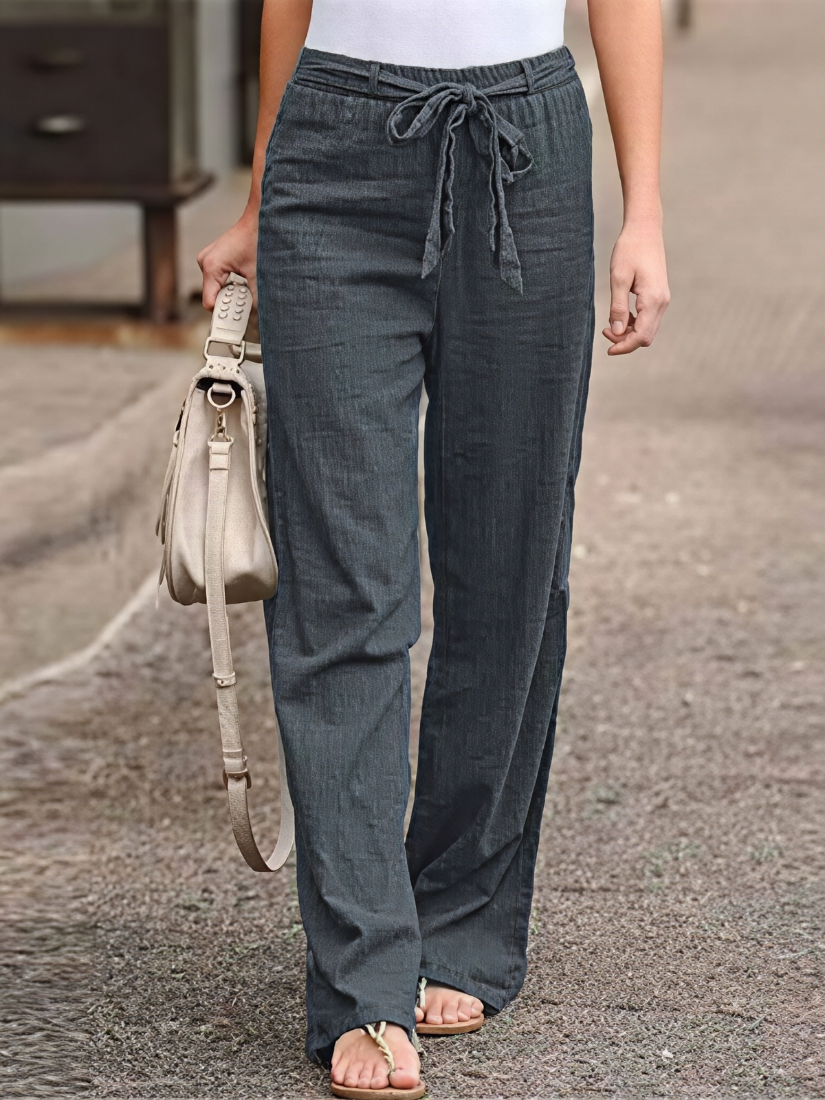 Lauren - Damen Stoffhose