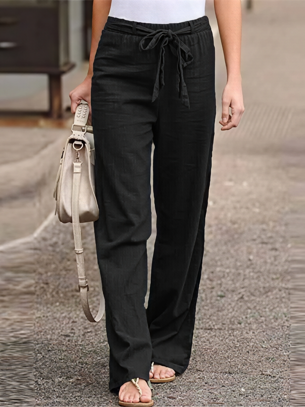 Lauren - Damen Stoffhose