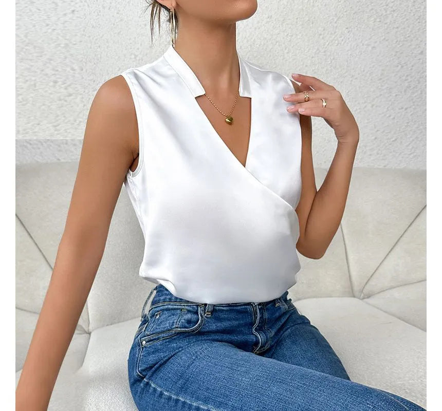 Alicia Tanktop - Elegantes Damen Blusentop