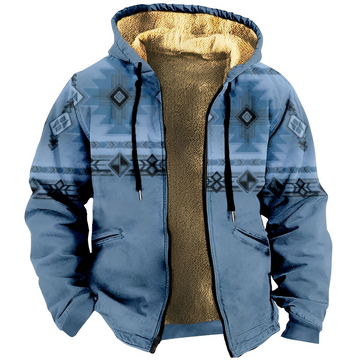 Edwin - Zeitgemäßer Herren-Hoodie mit ethnischem Muster