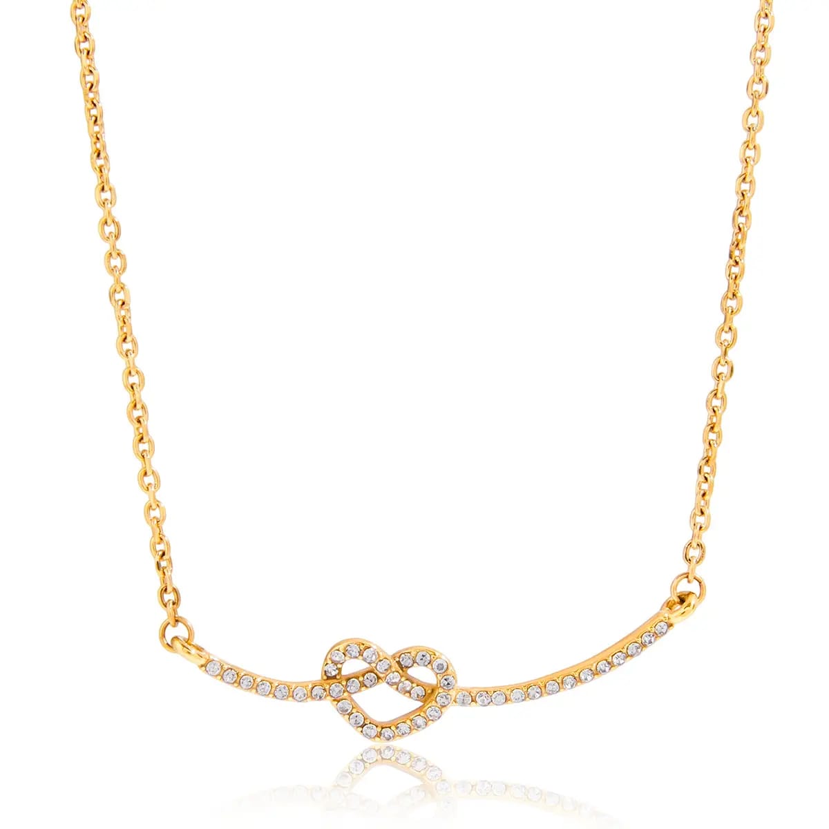 Valeria – Glänzendes Herz-Halsband