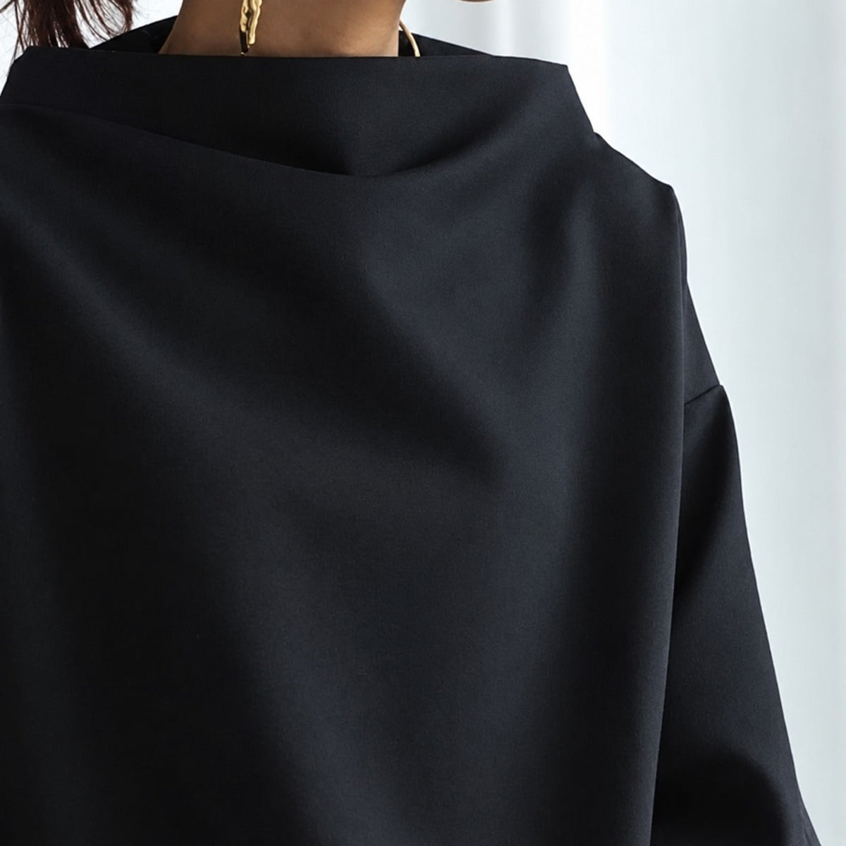 Eliana - Schicker, locker geschnittener Rollkragenpullover