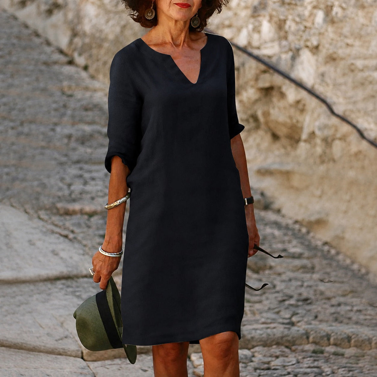 Sara - Stilvolles, einfaches Kleid