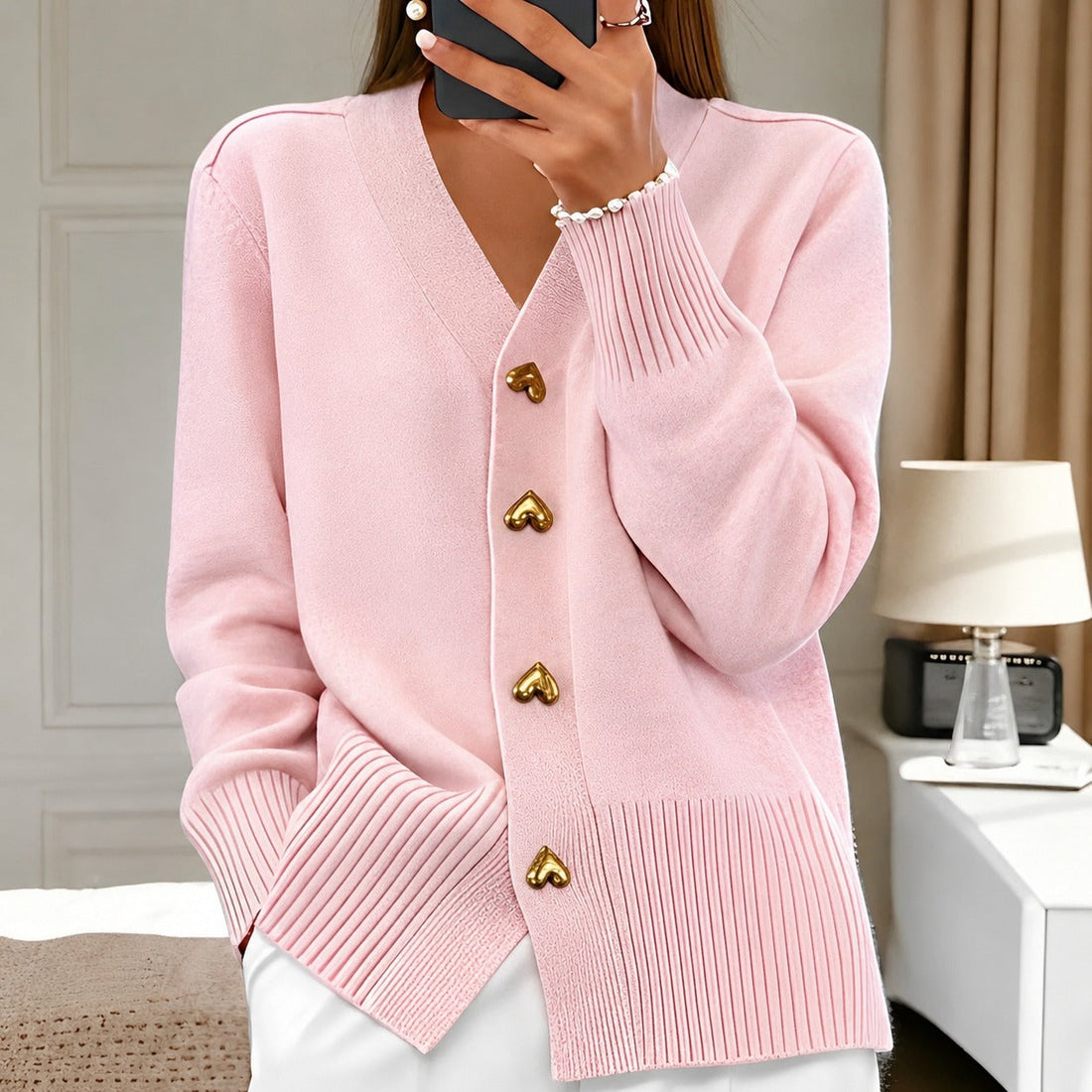 Annalee - Stylische Damenjacke mit Love-Button
