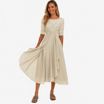 Ximena - Elegantes Damenkleid in knielangem Stil