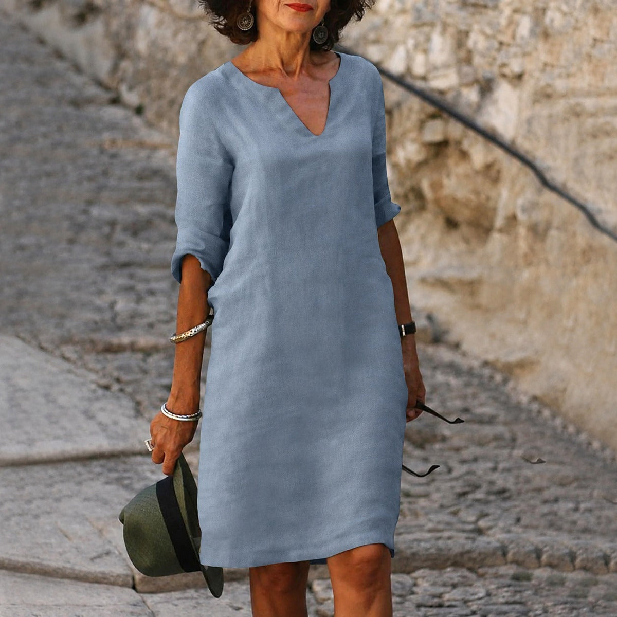 Sara - Stilvolles, einfaches Kleid