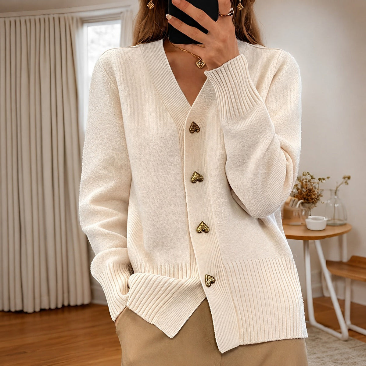 Annalee - Stylische Damenjacke mit Love-Button