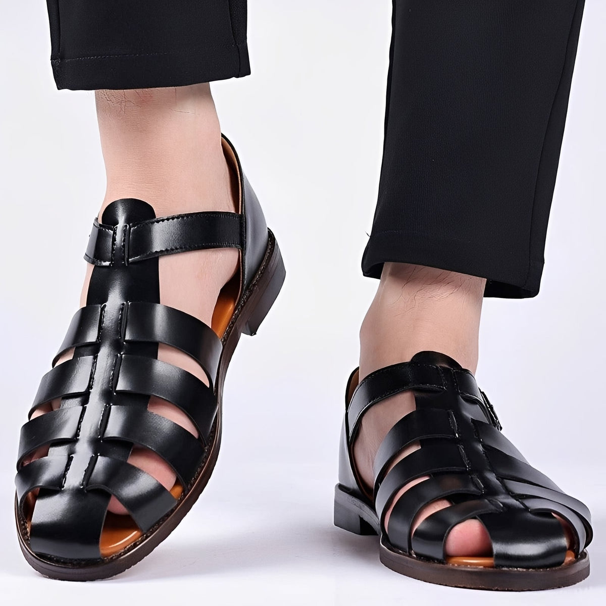 Sofronio - Zeitlose und bequeme Herrensandalen