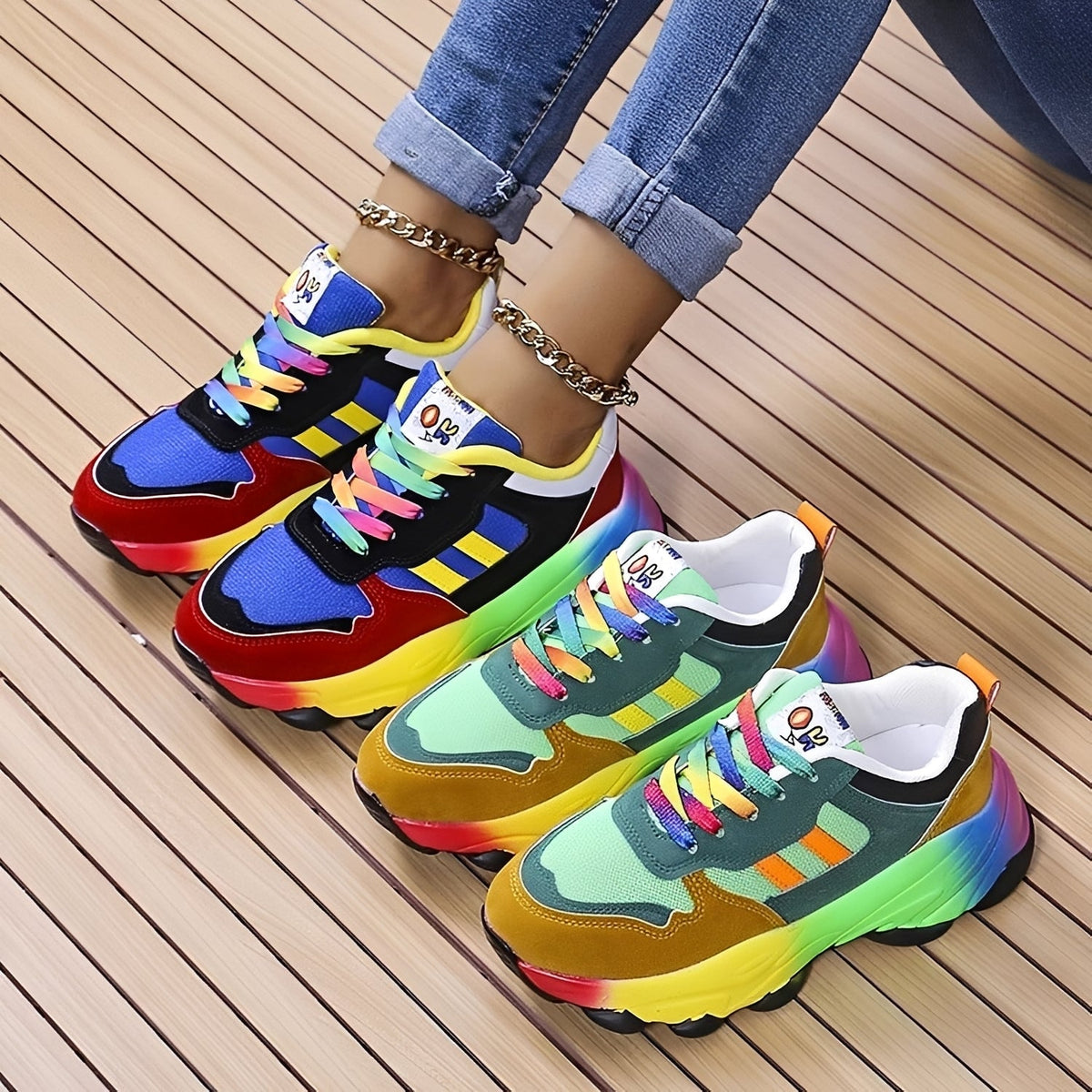 Erika - Komfortable farbenfrohe Schuhe