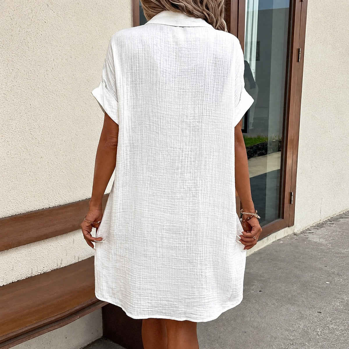 Clara - Frauenkleid im Hemdenstil