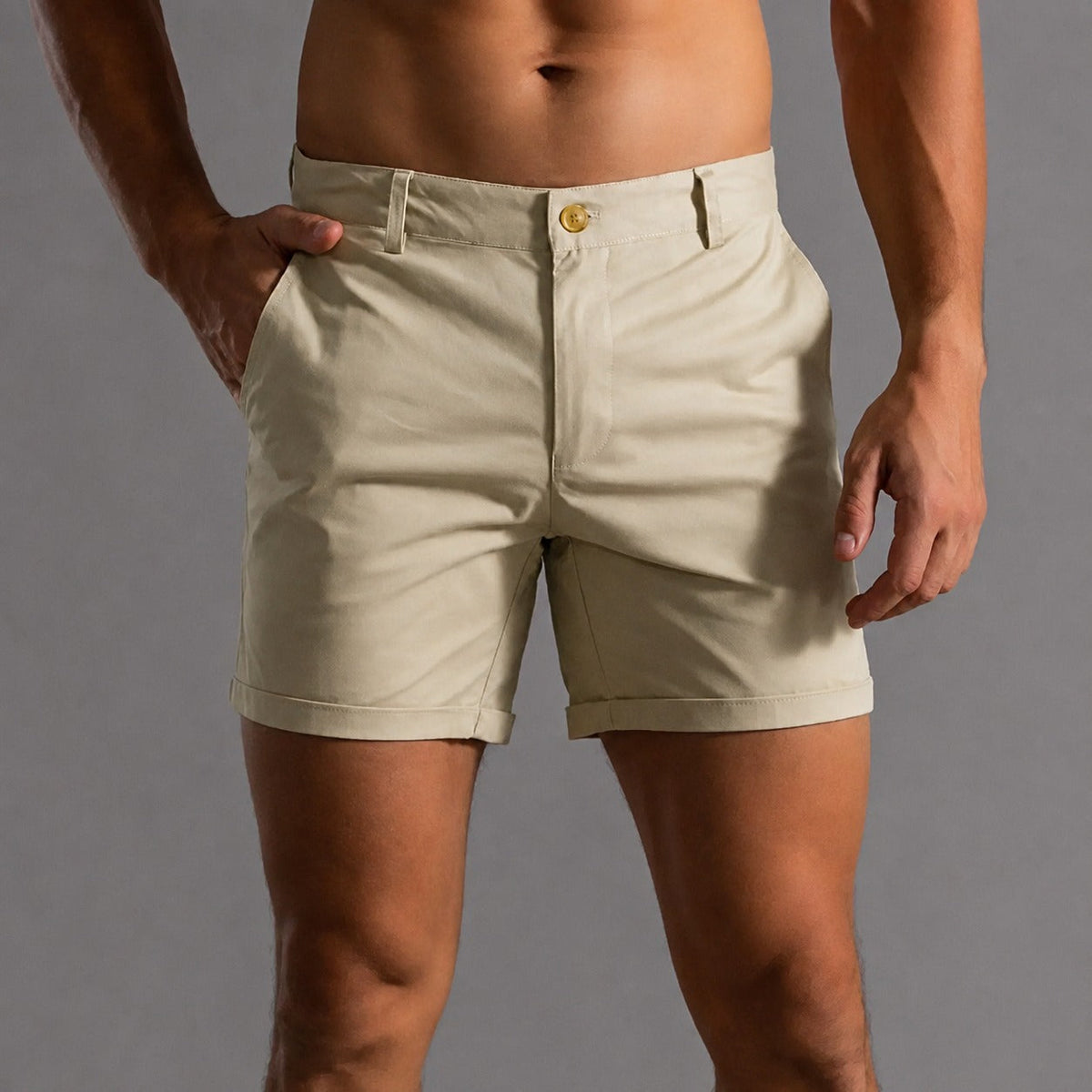 Andrie - Modische Herren-Chino-Shorts