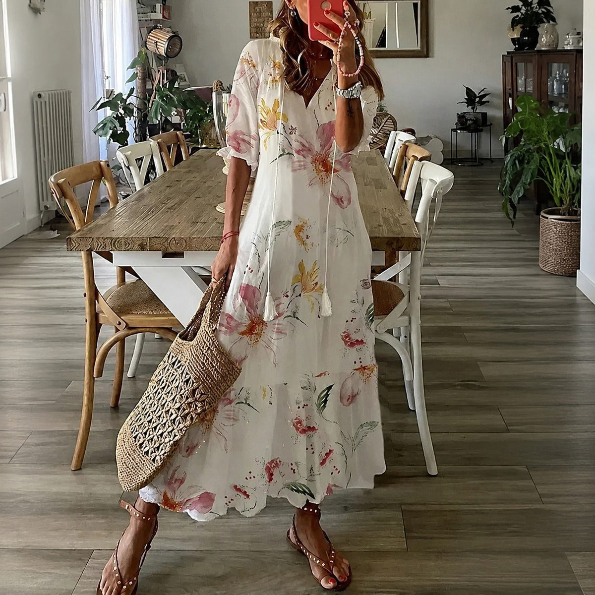 Claidel - Faszinierendes Kleid im Boho-Stil