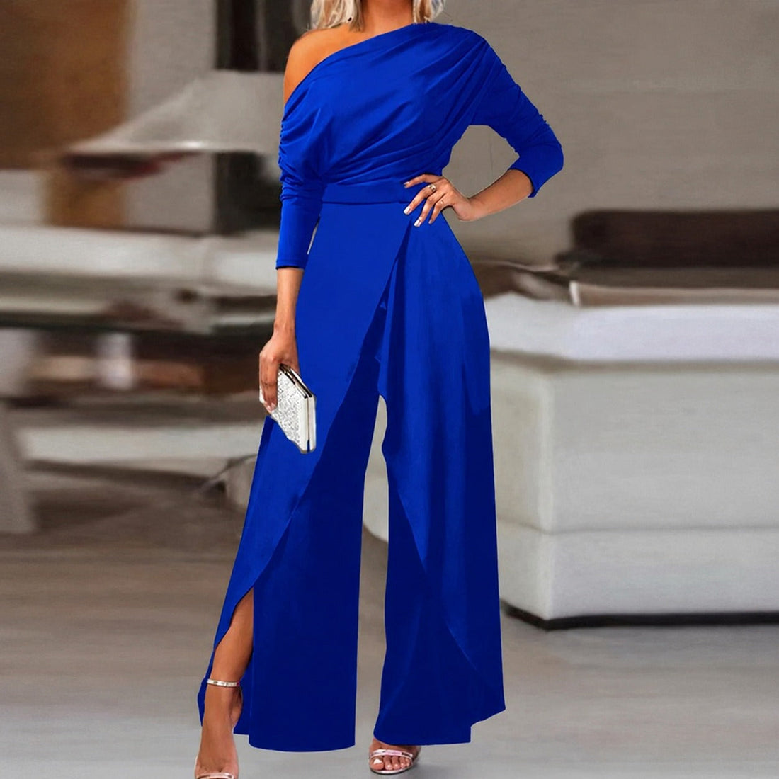 Noelle - Klassischer, enger Jumpsuit