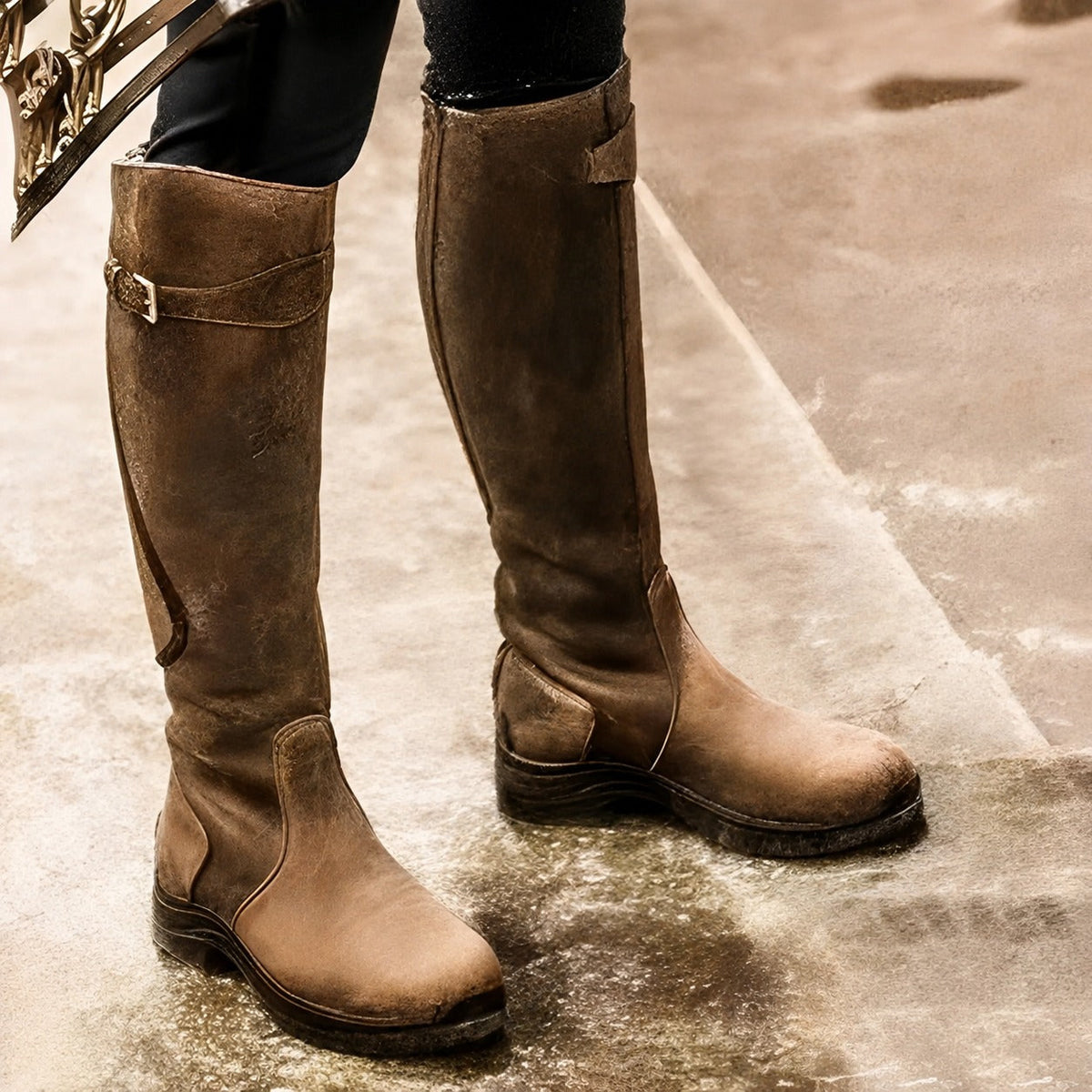 Athena - Hohe Stiefel mit nostalgischem Charme