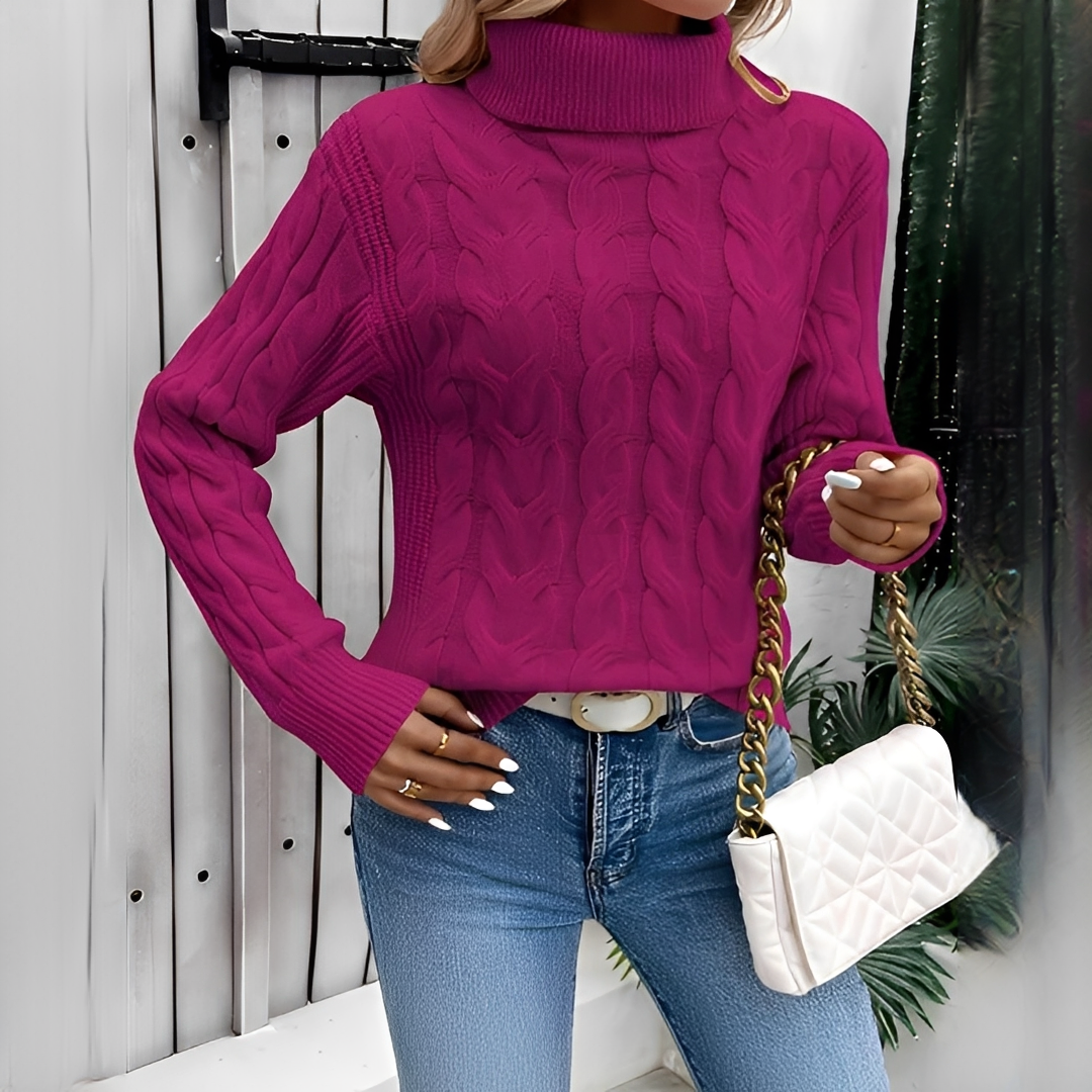 Amélie - Bequemer und eleganter Rollkragenpullover