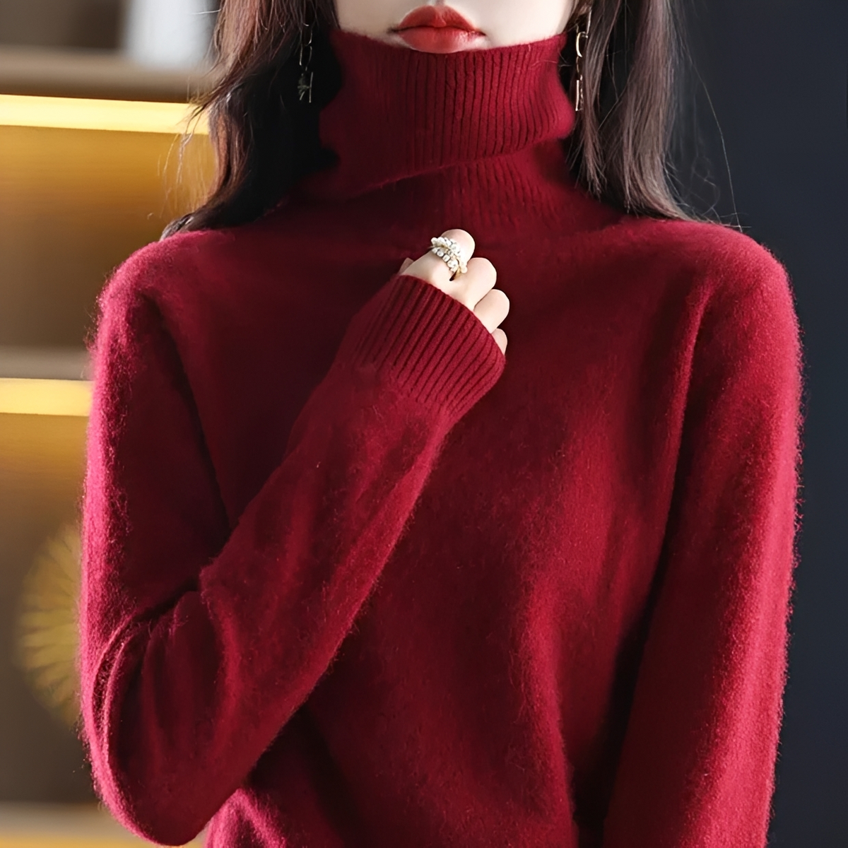 Letizia - Gemütlicher Rollkragenpullover