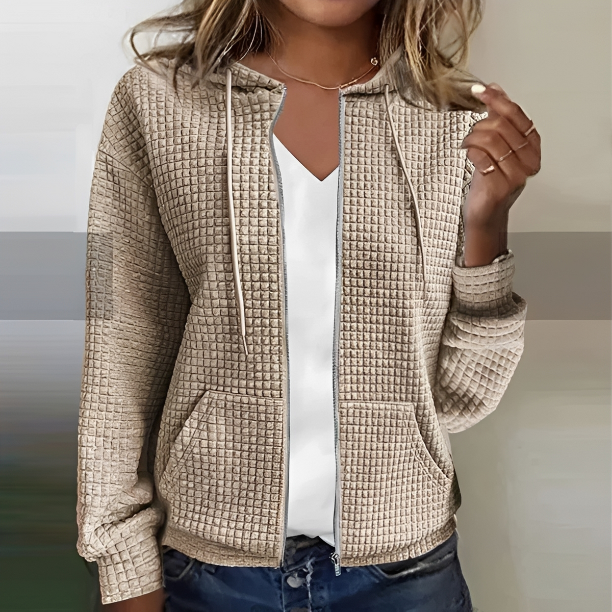 Kristel - Modische Jacke mit Reißverschluss