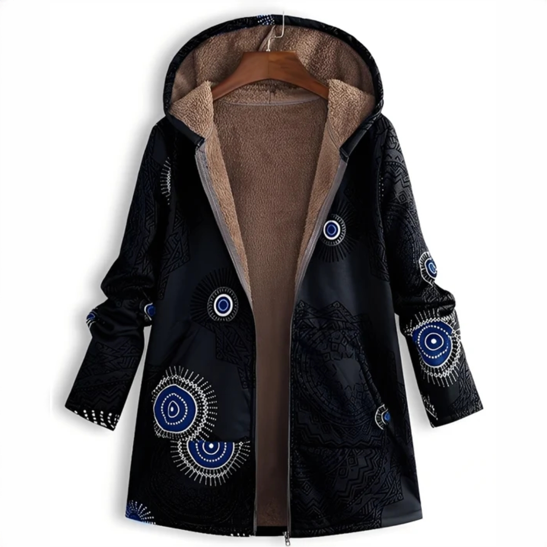 Jaslene - Klassische und gemütliche Jacke mit Kapuze