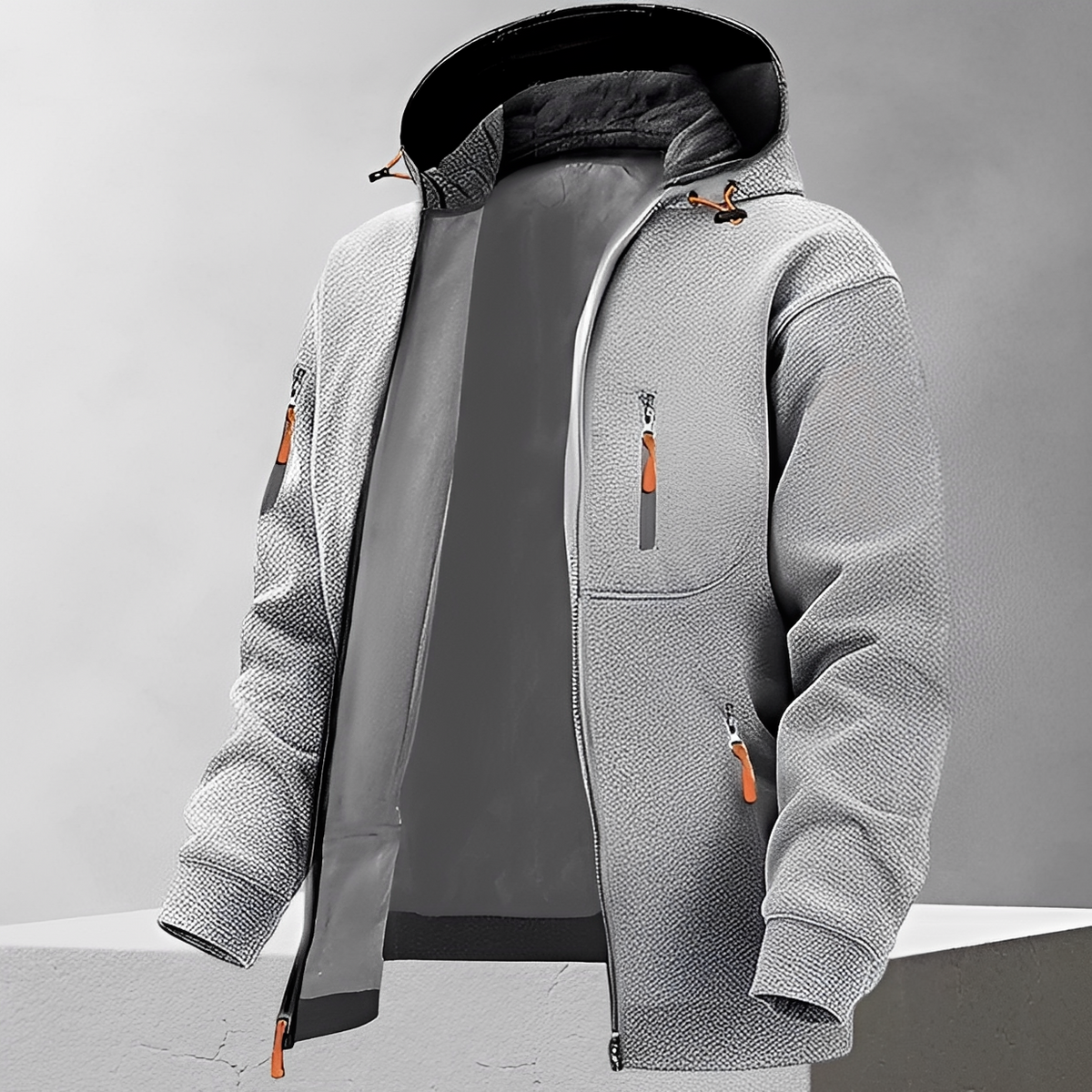 Simon - Robuste und isolierende Jacke mit Kapuze