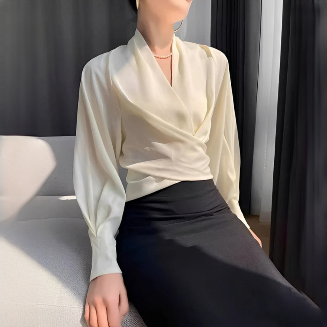 Annora - Elegante und stilvolle Langarmbluse